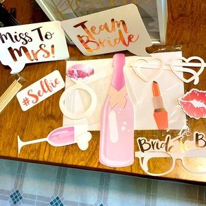 Bride to be photo props. New never used, still in package.
